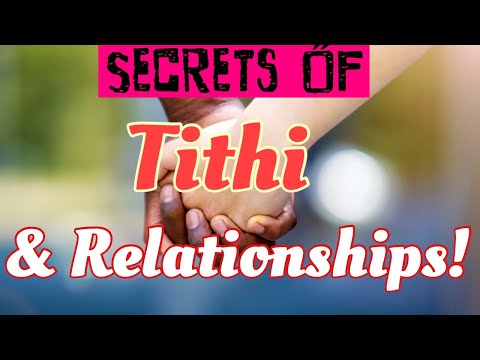 Secrets of Tithi in your Relationships! (Vedic Astrology)
