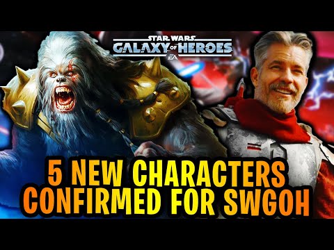 5 BRAND NEW CHARACTERS CONFIRMED COMING TO GALAXY OF HEROES! Book of Boba, Mandalorian, or Ships?