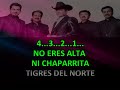 ME QUEDAS A LA MEDIDA TIGRES DEL NORTE KARAOKE