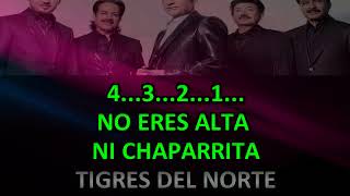 ME QUEDAS A LA MEDIDA TIGRES DEL NORTE KARAOKE