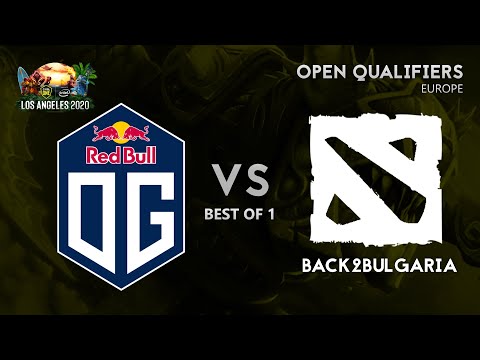 OG vs Back2Bulgaria (BO1) | ESL One Los Angeles 2020 Europe Open Qualifiers