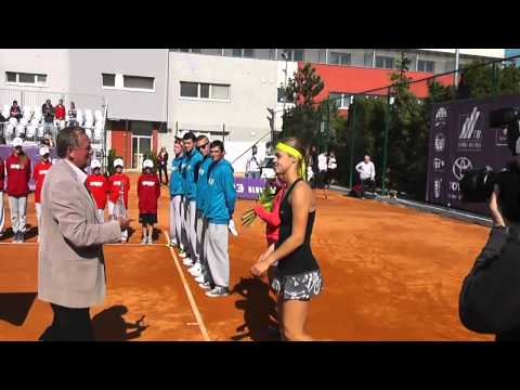 EMPIRE Slovak Open 2014: F, ceremony, Karolína Schmiedlová - Záhlavová-Strýcová 6:4, 6:2