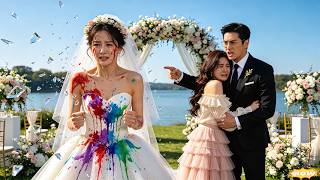 At the wedding, my fiancé’s female friend threw paint at me—and my fiancé actually hit me#260710cqB2