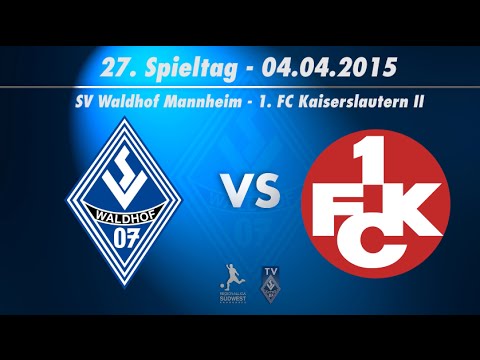 SV Waldhof Mannheim 07 vs. 1. FC Kaiserslautern II 27. Spieltag 14/15