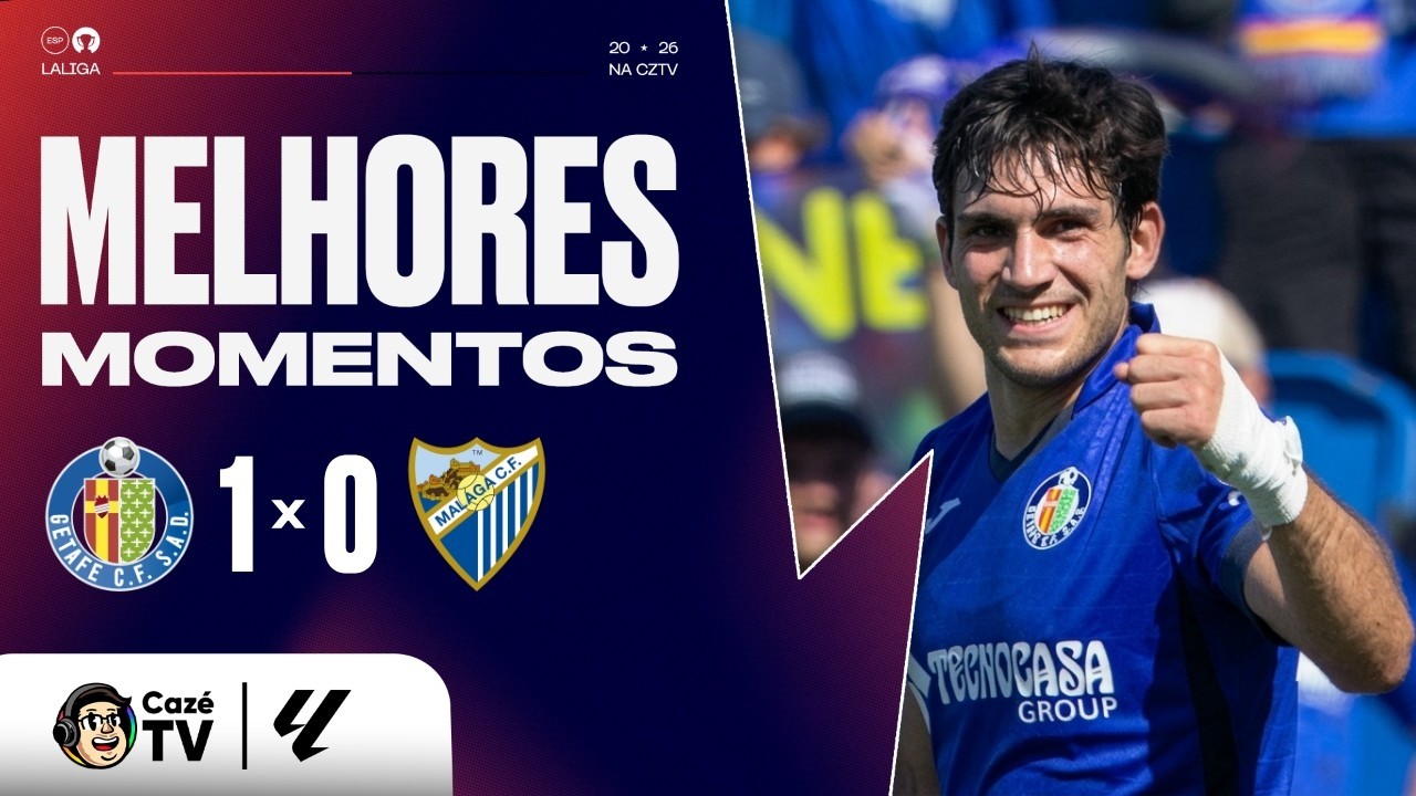 MELHORES MOMENTOS: GETAFE 1 X 0 MALAGA | 7ª RODADA | LALIGA