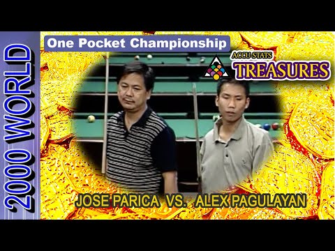 JOSE PARICA vs ALEX PAGULAYAN - 2000 World One Pocket Championship