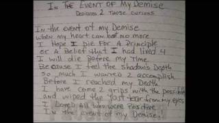 Lady Lash - In The Event Of My Demise, Tupac Tribute! (Blues)