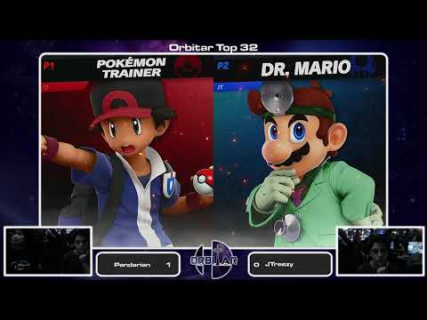 JTreezy (Dr. Mario, Incineroar) vs Pandarian (Pokemon Trainer) - Orbitar 63 - Top 32