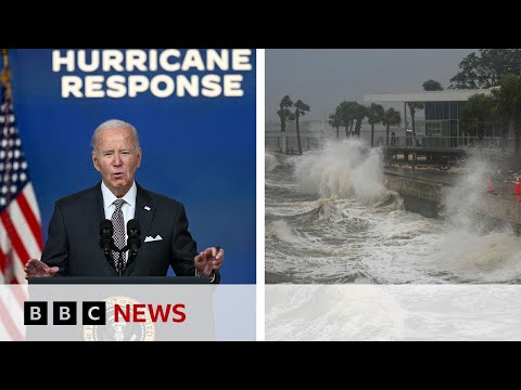 Video | Hurricane Milton: Joe Biden gives update on relief as storm thrashes Florida | BBC News
