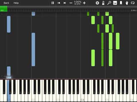Light in a darkened world piano Synthesia- 143 sing to Jehovah