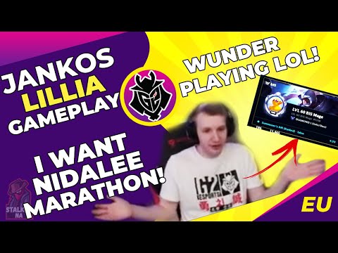 G2 Jankos Talks - I Want To Run Stream Marathon Nidalee From Unranked To Challenger!