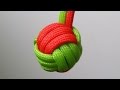 How to make a two color Monkey's Fist keychain ...