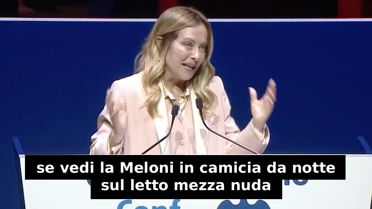 GIORGIA MELONI: "L'INTELLIGENZA ARTIFICIALE VA REGOLAMENTATA, CI DEVE ESSERE SCRITTO QUANDO È AI"