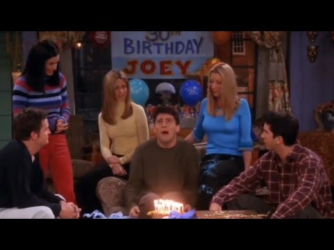 "Joey and Chandler's 30th anniversary." | F.R.I.E.N D.S.