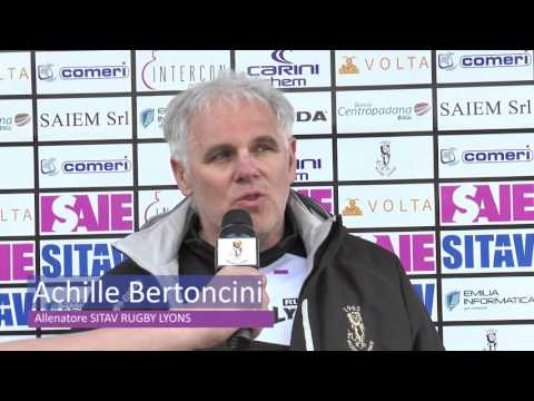 Highlights Sitav Rugby Lyons vs. Ima Lazio Rugby - 13/03/2016