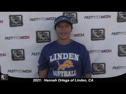 2021 Hannah Ortega Lefty Pitcher Softball Skills Video - Sorcerer
