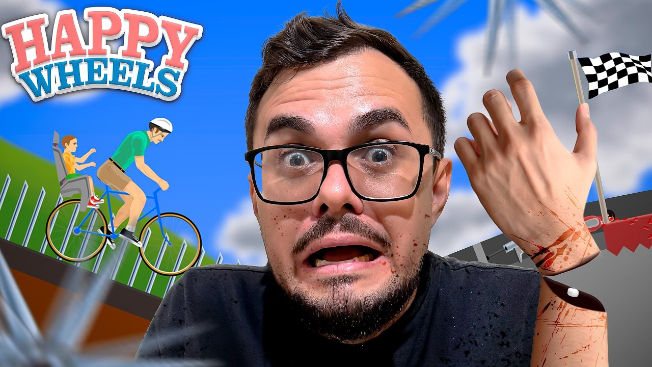 ERA ISSO QUE JOGAVAMOS A 20 ANOS ATRÁS - Happy Wheels