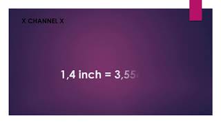 1,4 inch to cm