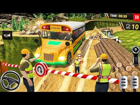 Offroad School Bus Driving Simulator 2019 - Best Android Gameplay