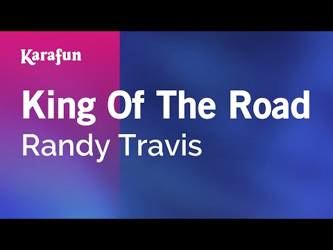 King of the Road - Randy Travis | Karaoke Version | KaraFun