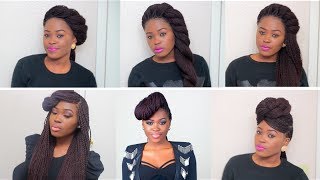 6 Unique Quick & Easy Styles For Box Braids/Twists