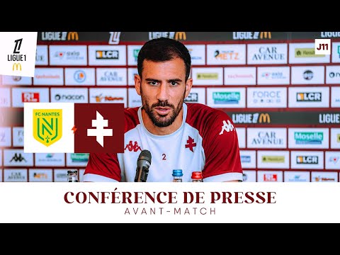 25-26 - Matchday 11: Nantes - Metz, Maxime Colin's press conference