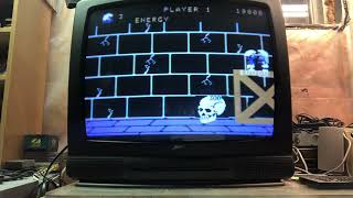 Playing some Smurf Rescue on Colecovision