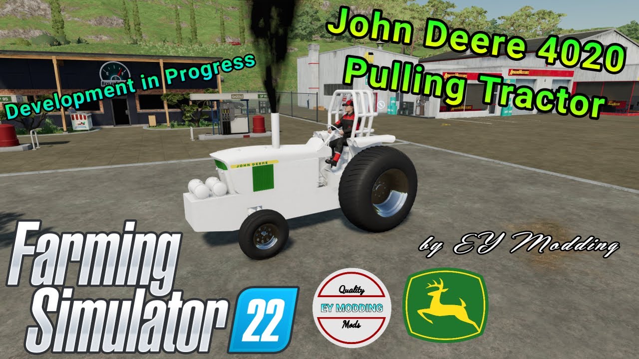 John Deere 4020 Pulling Tractor Demo|𝗙𝗦𝟮𝟮|by EY Modding