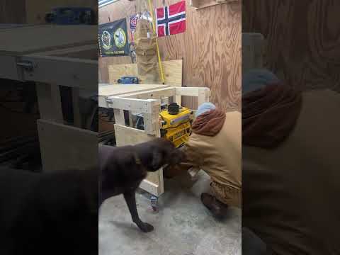 DeWalt DW735 flip up workbench #woodworking #diy #diywoodworking