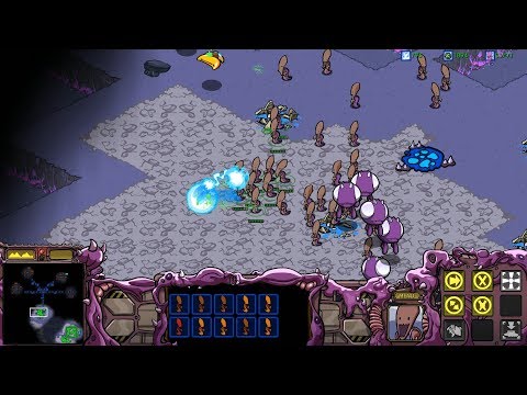 StarCraft: Cartooned (Carbot Remastered) BW Campaign Zerg Mission 7 - Drawing of the Web