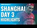 Federer Opens With Win; Fognini Stops Murray & Medvedev Progresses | Shanghai 2019 Day 3 Highlights
