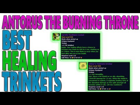 7.3 & 7.3.5 BEST HEALING TRINKETS (Antorus the Burning Throne) - Initial Overview
