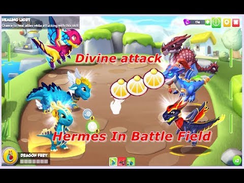 Hermes Dragon in Battle field | Heaven & Hades Event -Dragon Mania legends | DML | HD