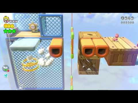 Super Mario 3D World (Switch) 3-2 Speedrun - Time: 95 (WR)
