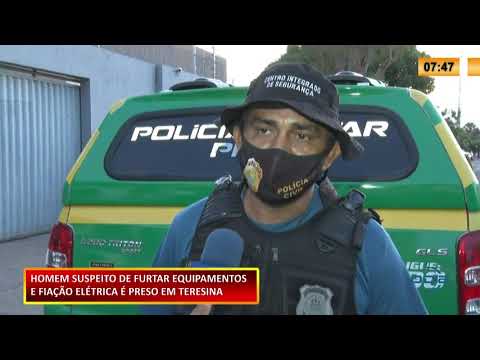 Suspeito reincidente eÌ preso por roubo de fios e baterias telefoÌ‚nicas 28 09 2020