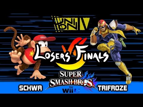 Union IV Singles - Losers Finals: Schwa (Diddy Kong) vs Trifroze (Captain Falcon)