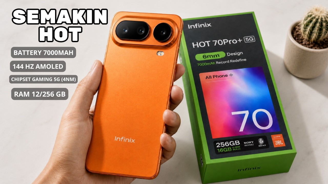 INFINIX MAKIN BRUTAL‼️INFINIX HOT 70 PRO+ 5G BAWA UPGRADE YANG GAK MAIN2