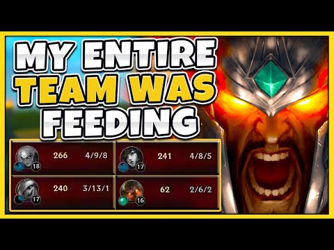 This Was A Completely Impossible 1v9... What Else Could I Do? - League of Legends