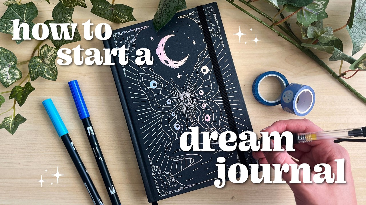 how to start a DREAM JOURNAL for beginners 🌚🌙 (+ trying to become more consistent with journaling)