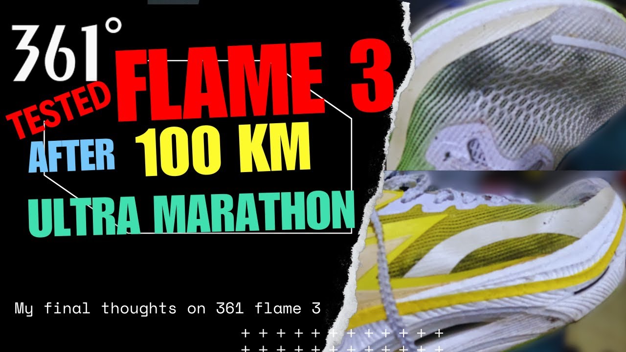 I won 100km ultramarathon on 361 degrees FLAME 3 [My Final review]
