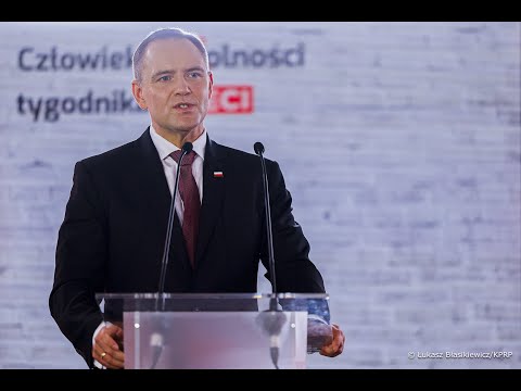 President Karol Nawrocki awarded the Man of Freedom award by the weekly Sieci 2024