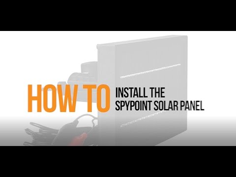 How to Install a Solar Panel with your SPYPOINT Camera | SPYPOINT