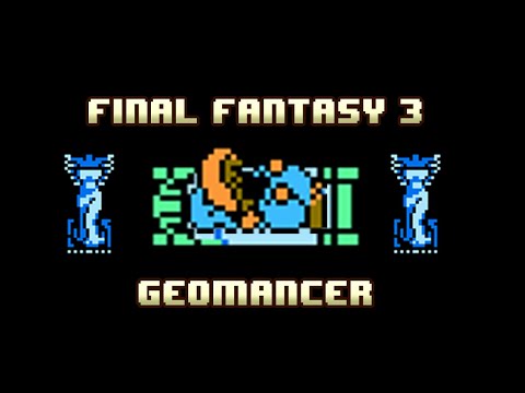 Geomancer Comparison FF3 Pixel Remaster vs Nes [HD]