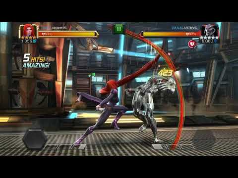 Medusa vs Ultron fight  Mcoc