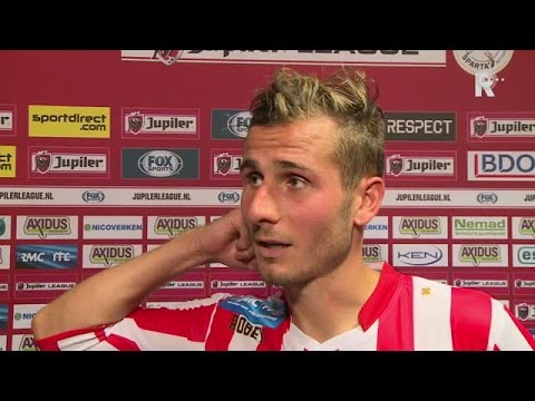 Paco van Moorsel van Sparta na zege op FC Eindhoven