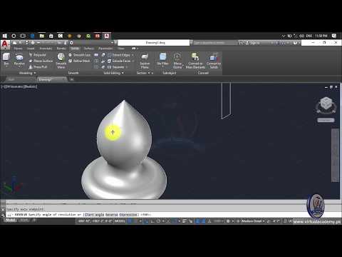 Autocad 3d Modeling | Autocad 3d tutorial for beginner | Revolve command | sweep command | Lesson 48
