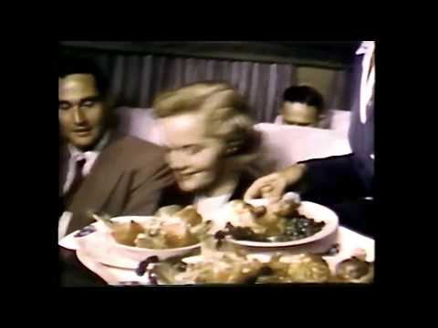 VHS-Rip Pan Am Boeing 377 Stratocruiser Inflight Service Promo Film 1950