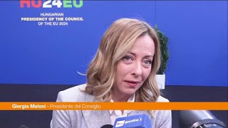 Ue, Meloni "Tema delle risorse questione che va affrontata"