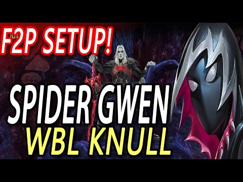 Spider Gwen [Energy] Vs WBL Knull [Solo Clear: No Support] + GBR Clear - Marvel Future Fight