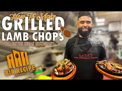 HOW TO MAKE TANDOORI LAMB CHOP - British Indian...